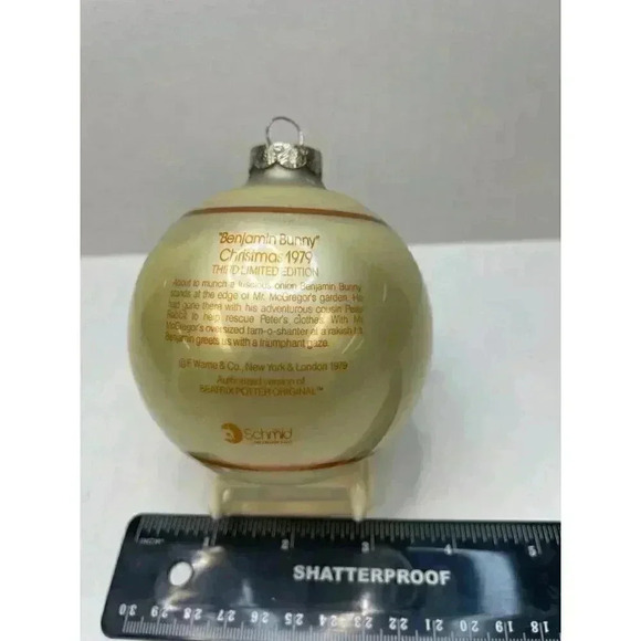 Benjamin Bunny Beatrix Potter Ornament 1979 - Picture 5 of 8